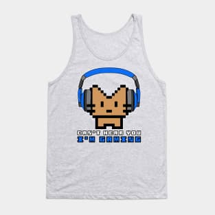 Can't hear you gaming Cat headphone set Tank Top